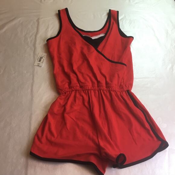 Flirtitude Active Romper Red Gray X-Small - Picture 5 of 12